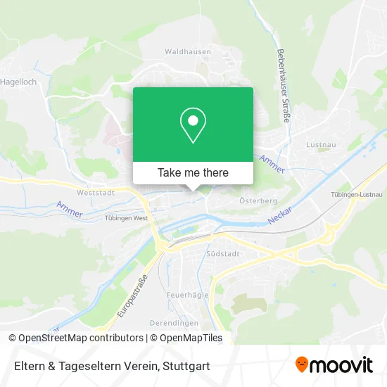 Карта Eltern & Tageseltern Verein