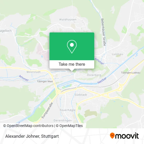 Карта Alexander Johner