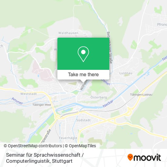 Seminar für Sprachwissenschaft / Computerlinguistik map