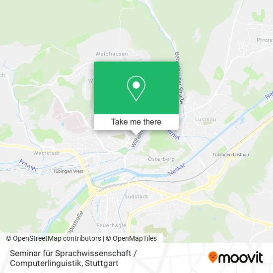Карта Seminar für Sprachwissenschaft / Computerlinguistik