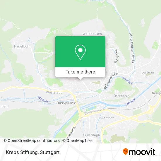 Карта Krebs Stiftung