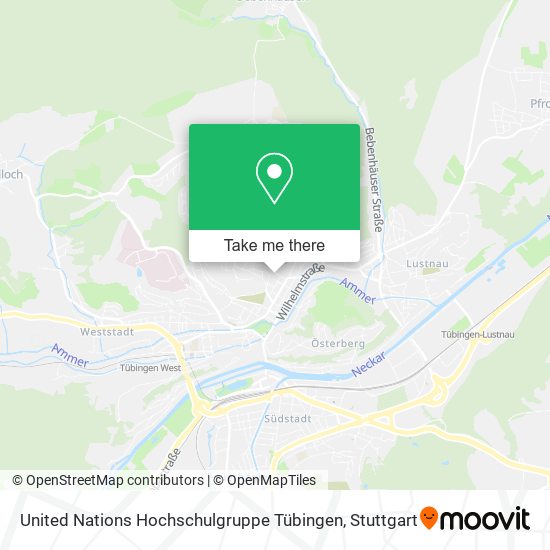 United Nations Hochschulgruppe Tübingen map