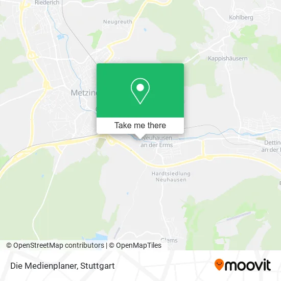 Карта Die Medienplaner