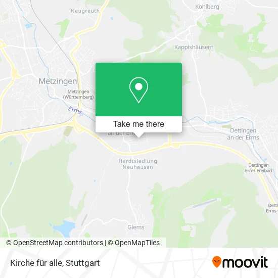 Карта Kirche für alle
