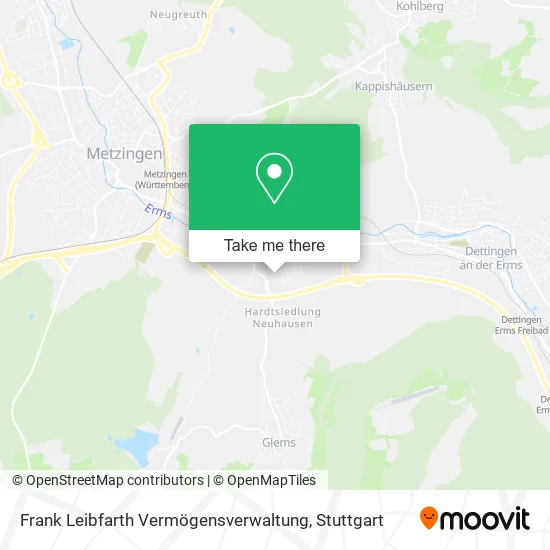 Карта Frank Leibfarth Vermögensverwaltung
