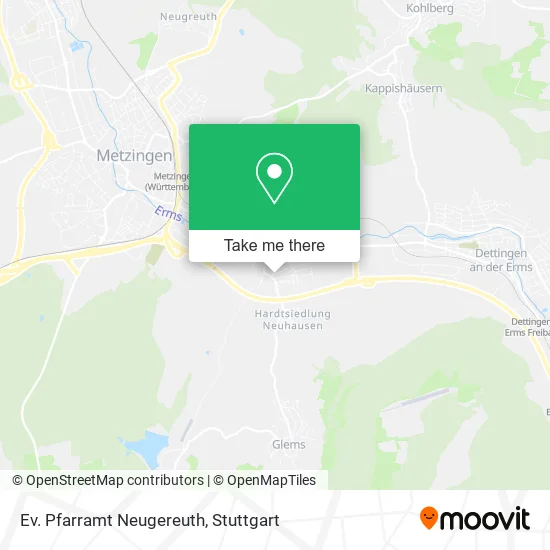 Карта Ev. Pfarramt Neugereuth