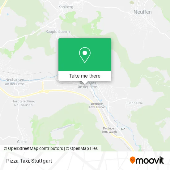 Карта Pizza Taxi