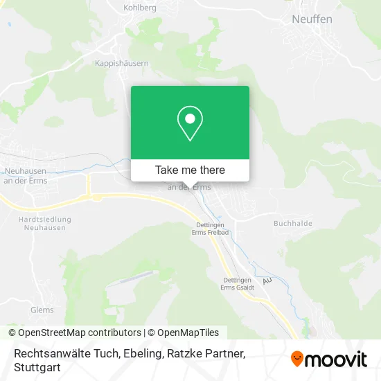 Карта Rechtsanwälte Tuch, Ebeling, Ratzke Partner
