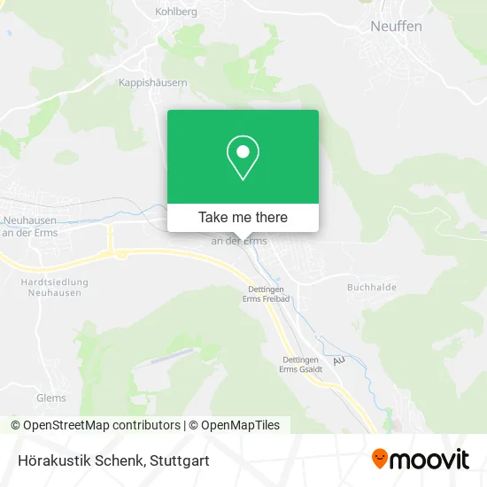 Карта Hörakustik Schenk