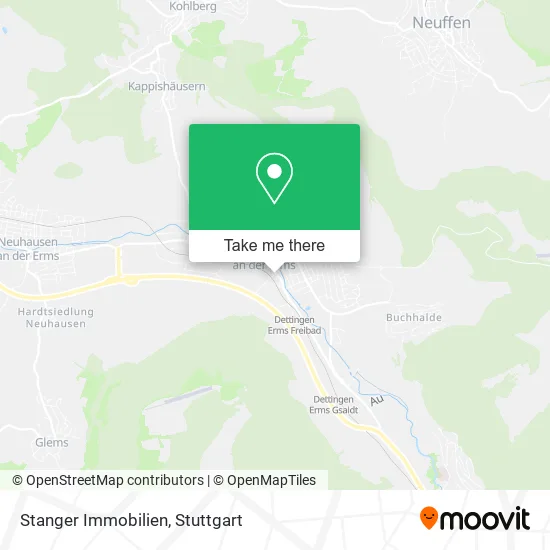 Карта Stanger Immobilien