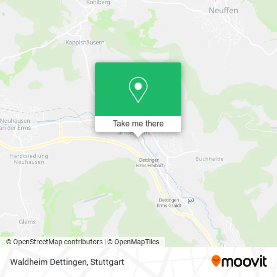 Карта Waldheim Dettingen