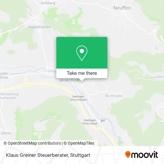Карта Klaus Greiner Steuerberater