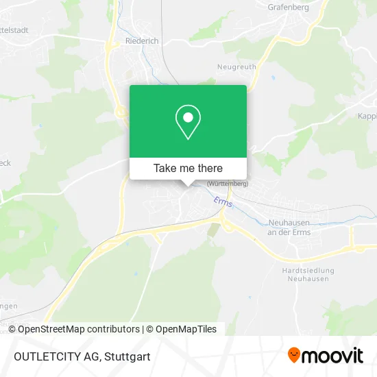 Карта OUTLETCITY AG