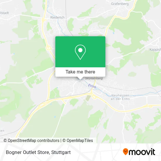 Bogner Outlet Store map