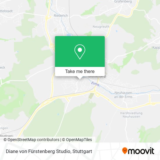 Diane von Fürstenberg Studio map