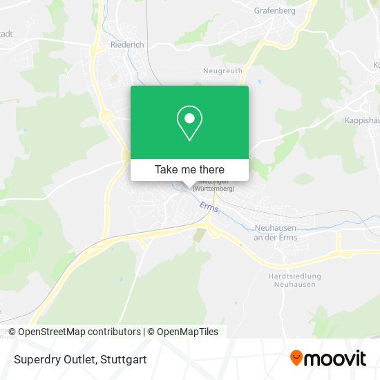 Superdry Outlet map