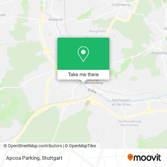 Карта Apcoa Parking