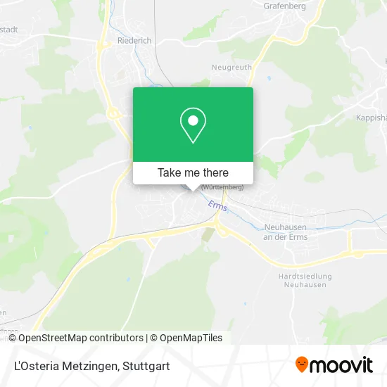 Карта L'Osteria Metzingen