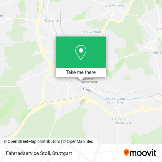 Карта Fahrradservice Stoll