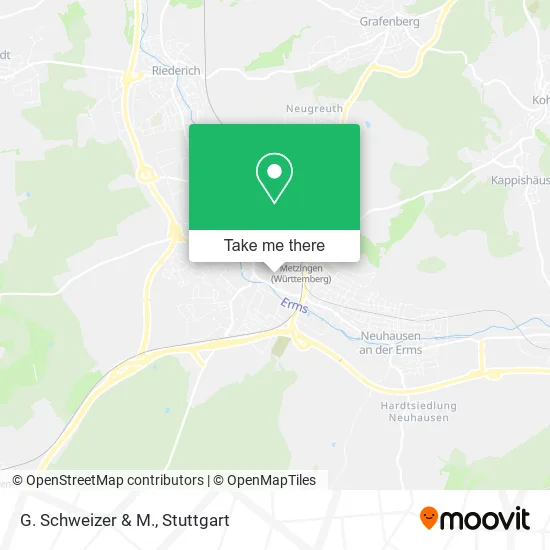 Карта G. Schweizer & M.