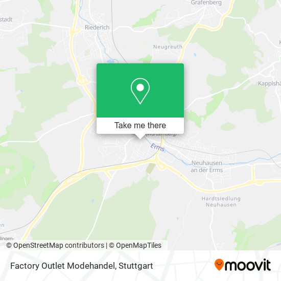 Factory Outlet Modehandel map