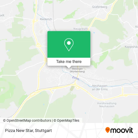 Карта Pizza New Star