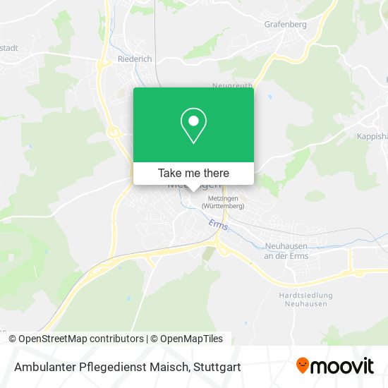 Ambulanter Pflegedienst Maisch map