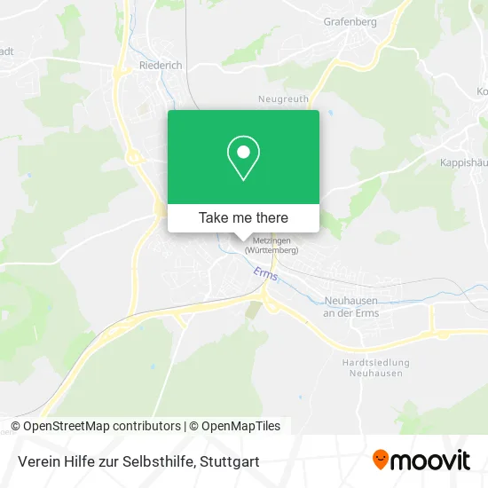 Карта Verein Hilfe zur Selbsthilfe
