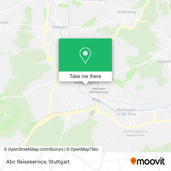 Abc Reiseservice map