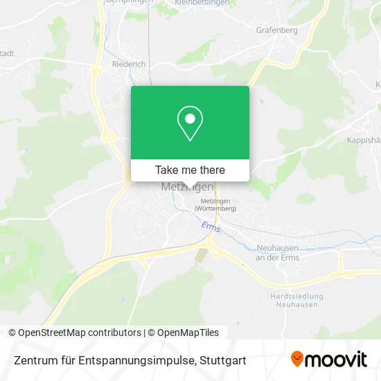 Карта Zentrum für Entspannungsimpulse