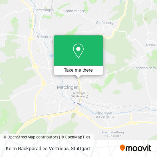 Карта Keim Backparadies Vertriebs