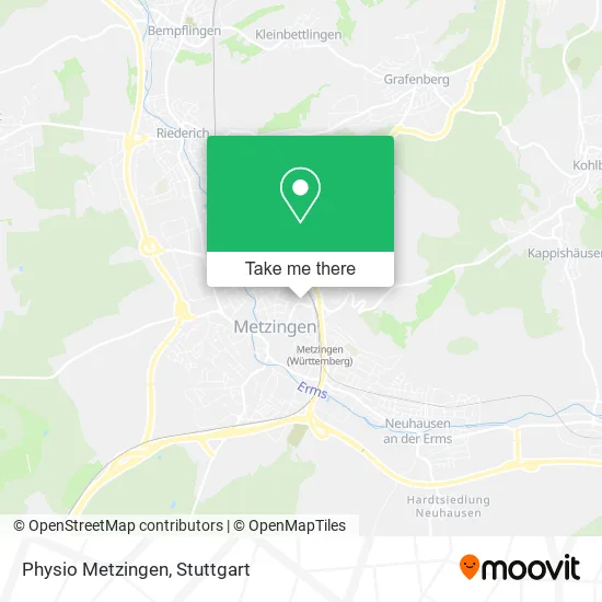 Карта Physio Metzingen