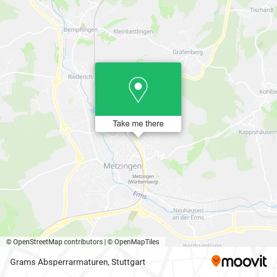 Карта Grams Absperrarmaturen