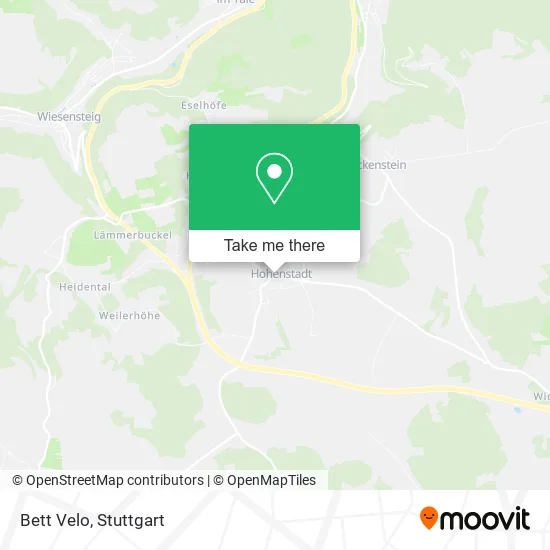 Карта Bett Velo
