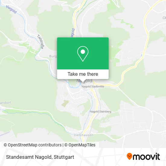 Карта Standesamt Nagold
