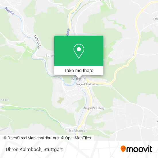 Карта Uhren Kalmbach