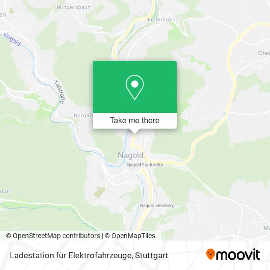 Карта Ladestation für Elektrofahrzeuge