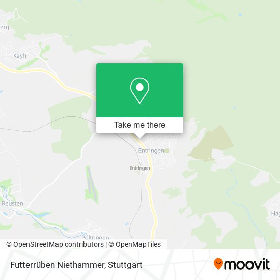 Futterrüben Niethammer map