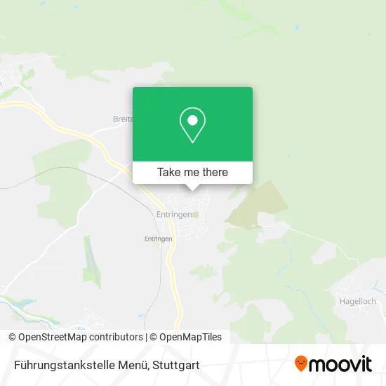 Карта Führungstankstelle Menü