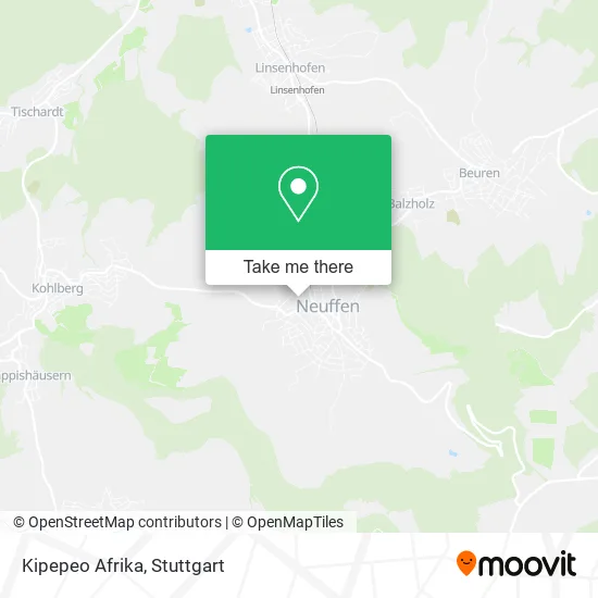 Карта Kipepeo Afrika