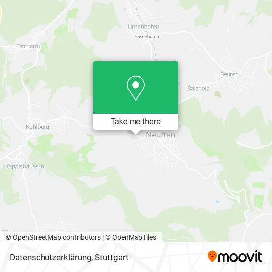 Карта Datenschutzerklärung