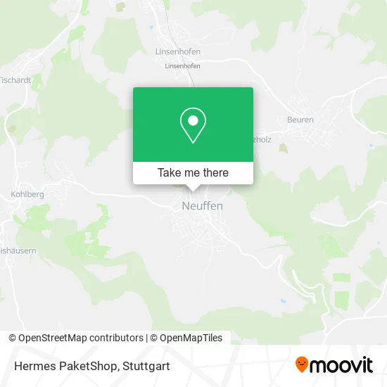 Карта Hermes PaketShop