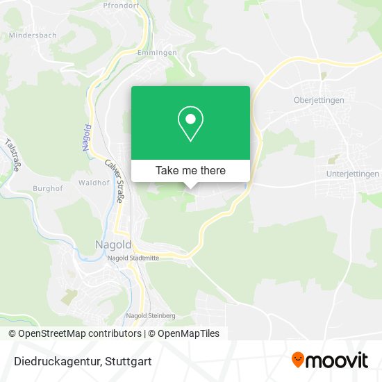 Diedruckagentur map