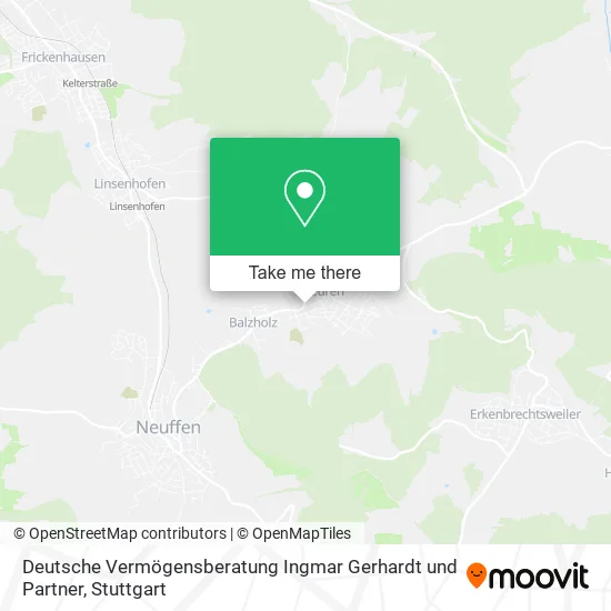 Карта Deutsche Vermögensberatung Ingmar Gerhardt und Partner