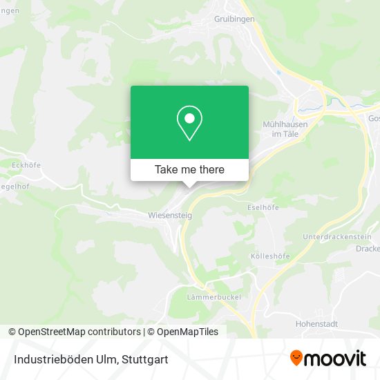 Industrieböden Ulm map