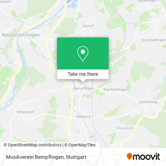 Musikverein Bempflingen map