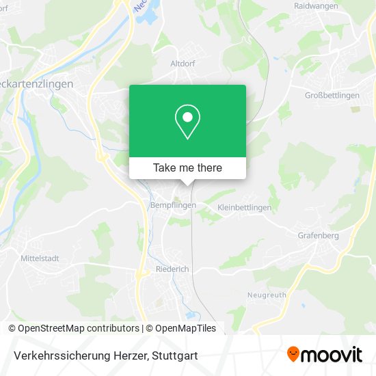 Verkehrssicherung Herzer map