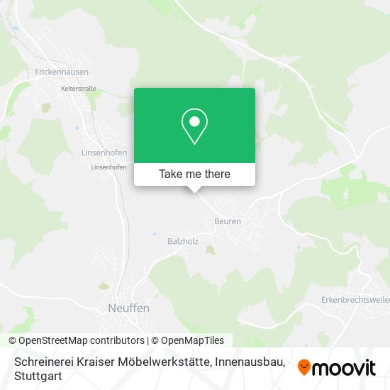 Карта Schreinerei Kraiser Möbelwerkstätte, Innenausbau