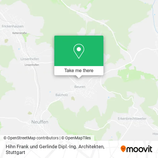 Карта Hihn Frank und Gerlinde Dipl.-Ing. Architekten