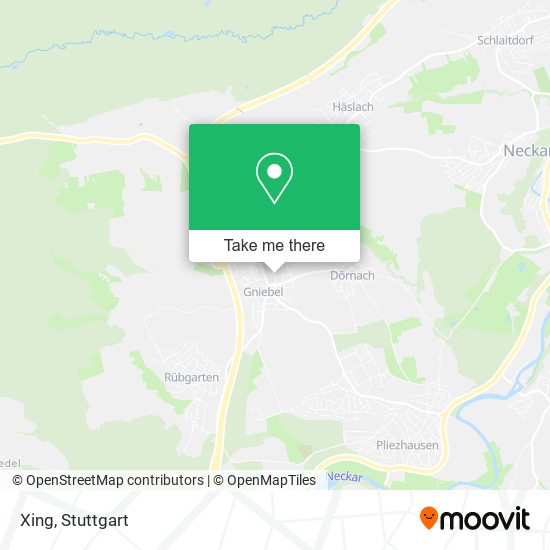 Карта Xing